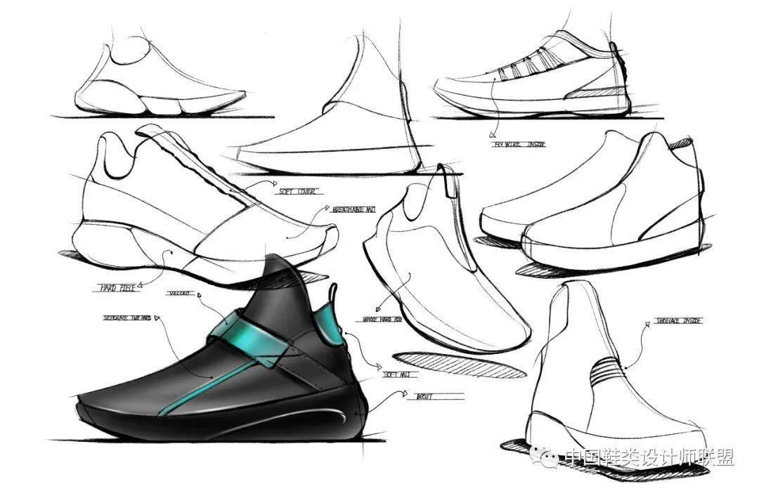 
来稿丨一组出口转内销的球鞋训练稿_IM电竞官网(图4)